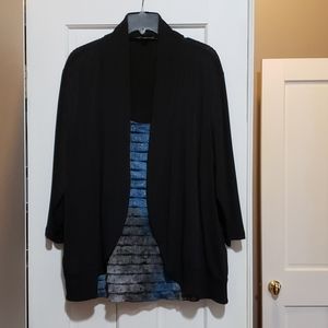 Notations camisole with attached jacket